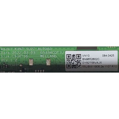 MAIN PARA TV SAMSUNG 4K·UHD·HDR / NUMERO DE PARTE BN96-52602C / KANT_SU2E_AU7000 / BN9652602C / PANEL CY-BT050HGJV3H / DISPLAY CV500U3-L01 / BN96-51685A / BN9651685A / MODELOS UN50TU7000 / UN50TU7000FXZA GD12 / UN50TU7000B / UN50TU7000BXZA GD12 - Imagen 3